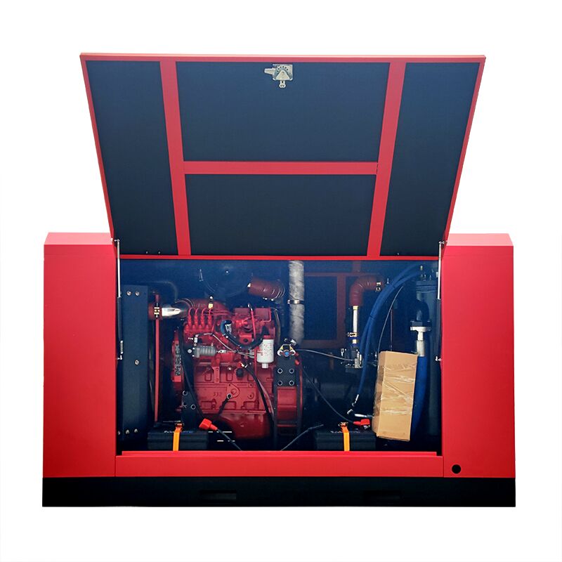 Skid mounted diesel screw air compressor 185 CFM Skid Mounted Diesel Air Compressor by SOLLANT