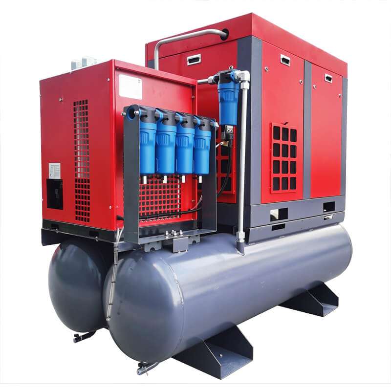 Twin Tank Mounted Air Compressor Twin Tank Mounted Air Compressor
