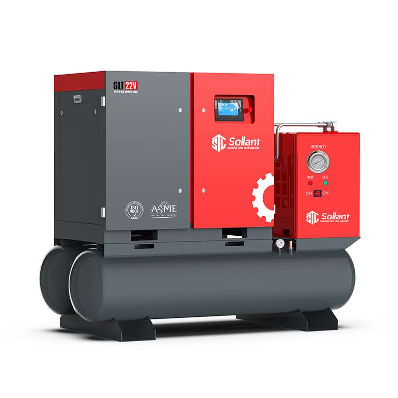 twin tank screw air compressor